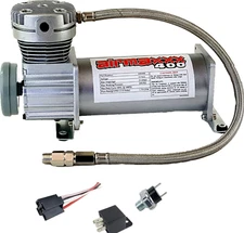 Pewter 400 Air Compressor 120 On 150 Off & Relay For Air Ride Suspension System