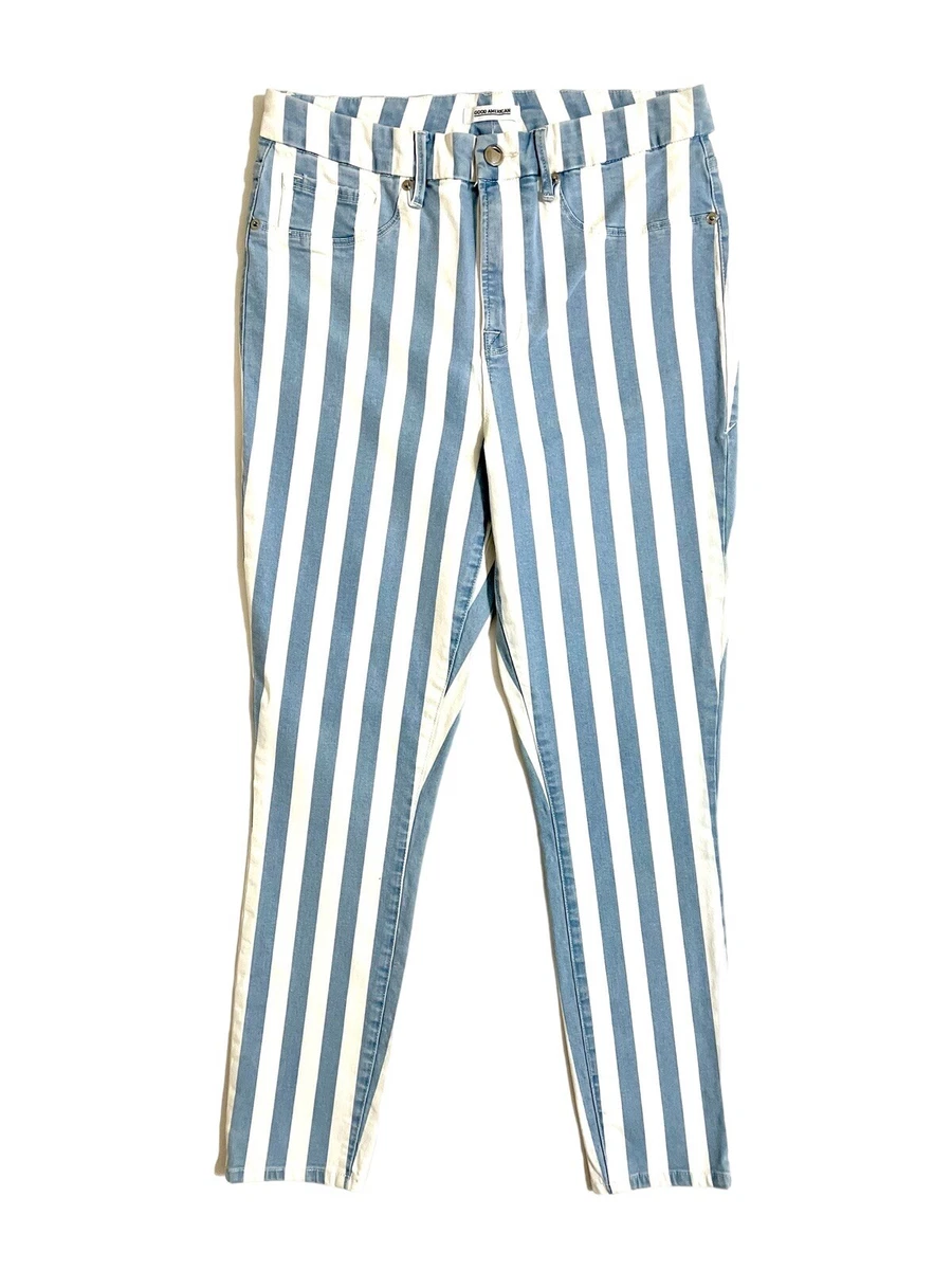 Good american striped jeans sale