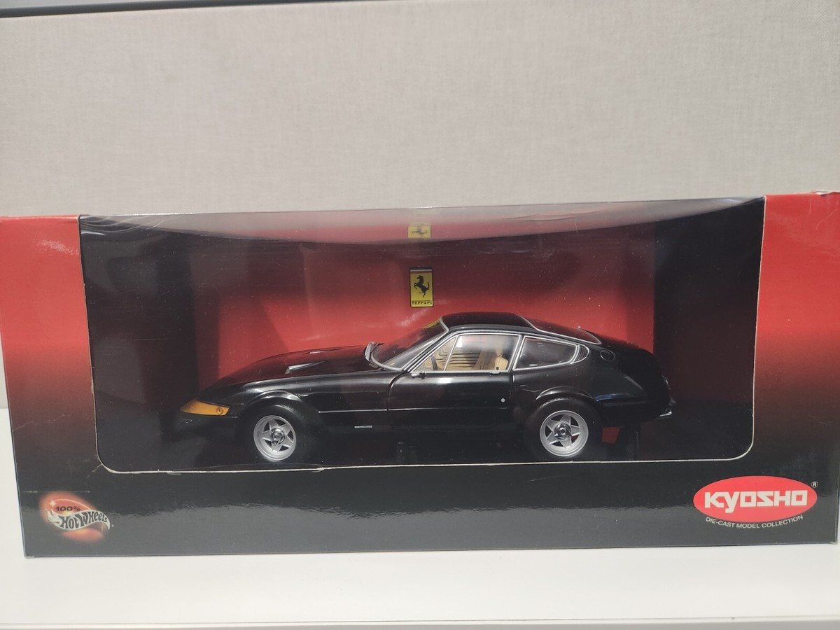 KYOSHO 1/18 FERRARI 365 GTB/4 DAYTONA '71 BLACK 08162K **NO KYOSHO 1/18 FERRARI 365 GTB/4 DAYTONA '71 BLACK 08162K **NO