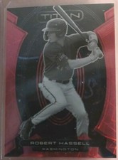 2023 Panini Chronicles Titan ROBERT HASSELL Pink Velocity Prizm 2/17 Nationals