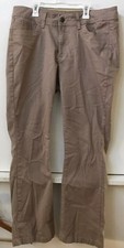 Riders by Lee Women's 14M Khaki Tan Pants 30 1/2" Inseam Flap Pockets