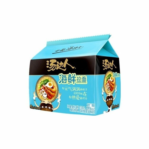 5PCs Tongyi Chinese Food Snack Instant Noodles 统一方便面 汤达人 豚骨面五连包 different flavor - Bild 5 von 11