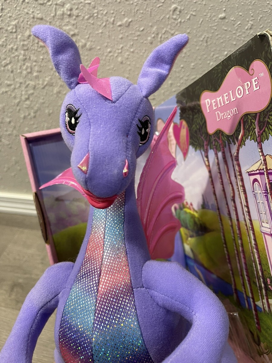 BARBIE RAPUNZEL PENELOPE PLUSH DRAGON WITH LOCKET UNOPENED