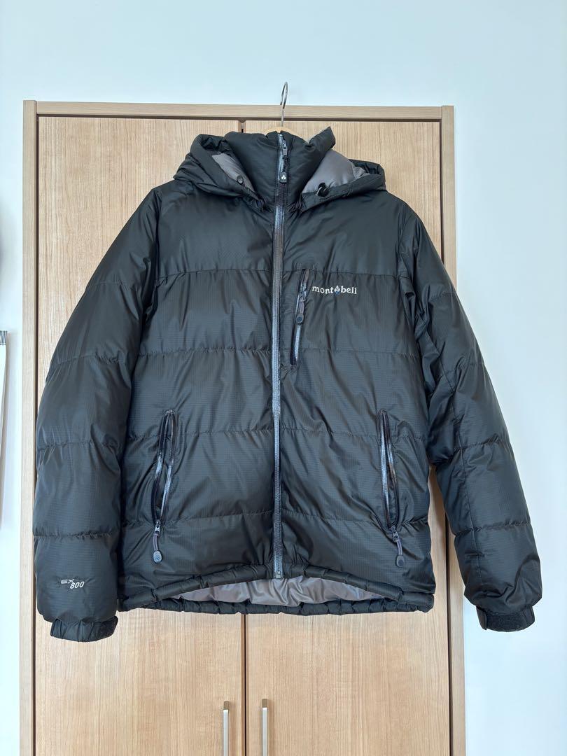 Mont-Bell Down Jacket S Black/Gray Gore Windstopper 800FP | eBay