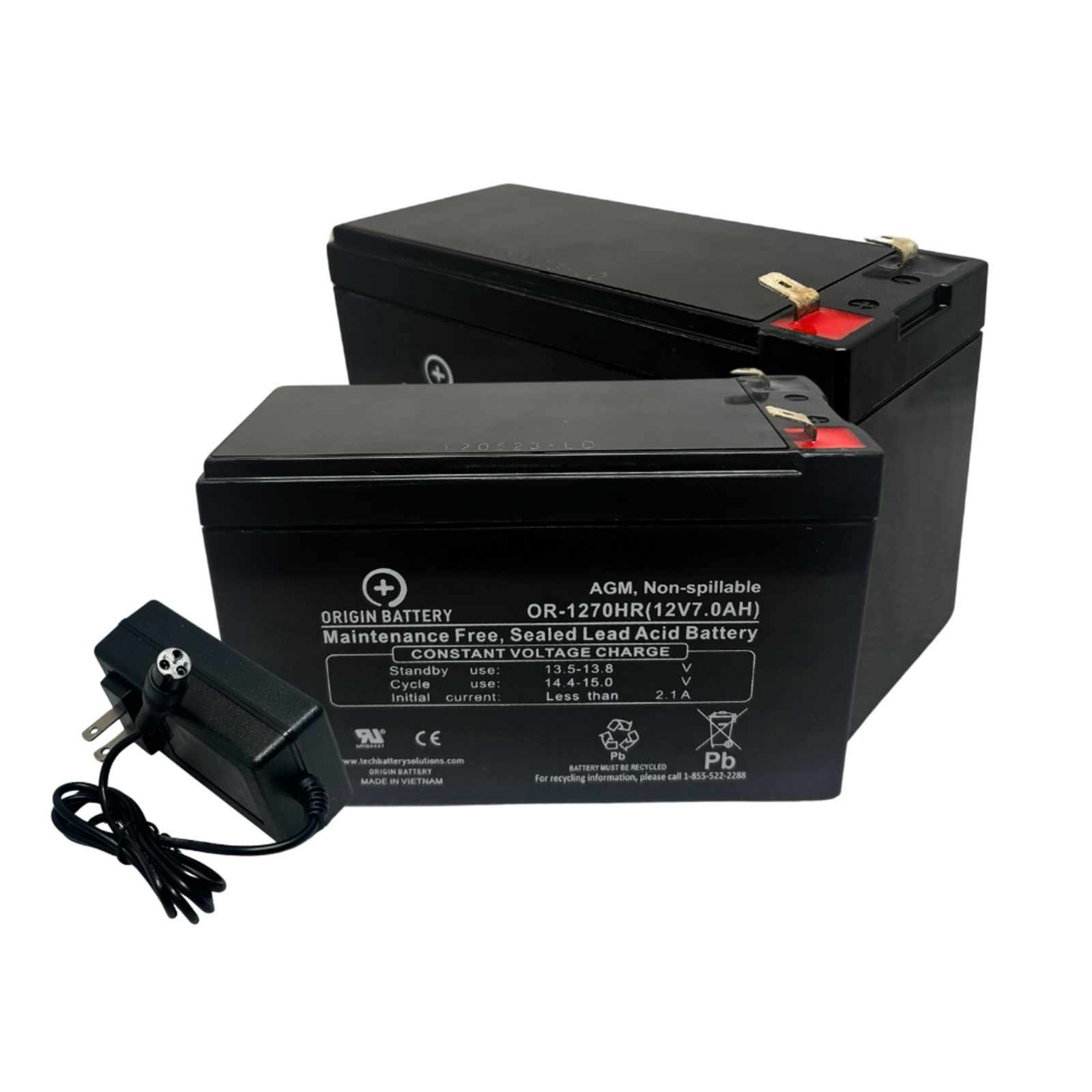 Razor Scooter Ground Force Drifter Battery and Charger Kit - 12V 7AH w/Charger