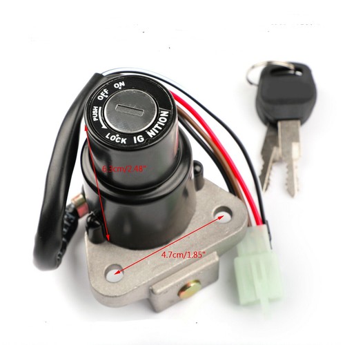 Ignition Switch Lock Key for Yamaha Seca XJ550 81-84 XJ750 82-84 XJ900 84-94 - Bild 3 von 5