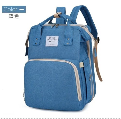 Foldable Large Mummy Bag Baby Bed Backpack Maternity Nappy Diaper Milk AU STOCK - Picture 13 of 13