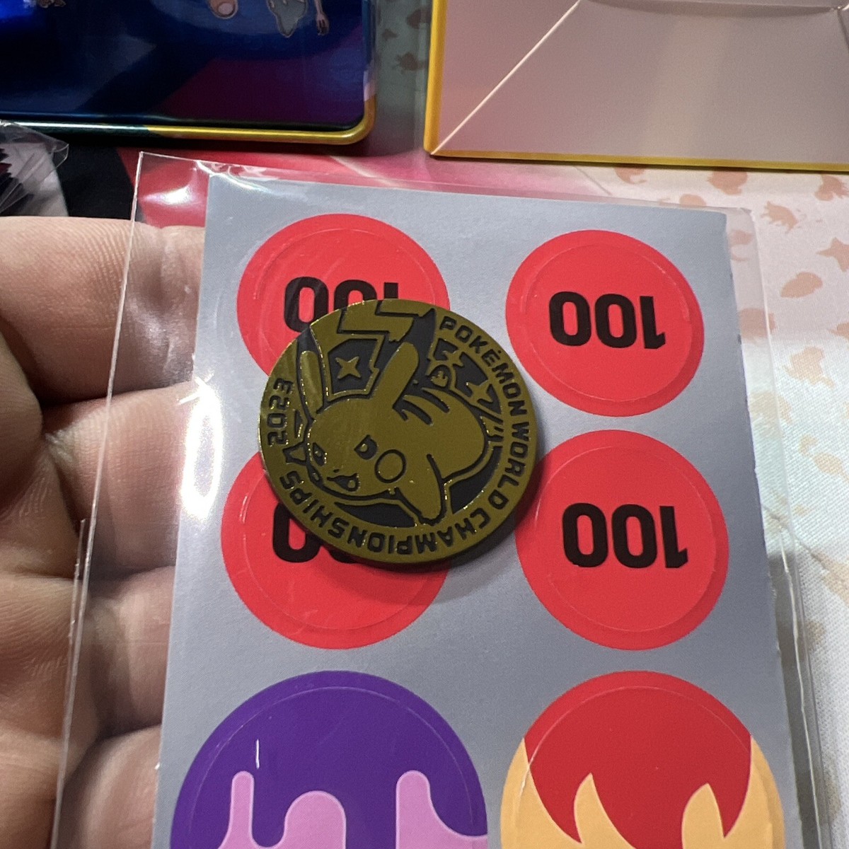 2023 Pokemon WORLD CHAMPIONSHIP YOKOHAMA Deck Box - NO PIKACHU