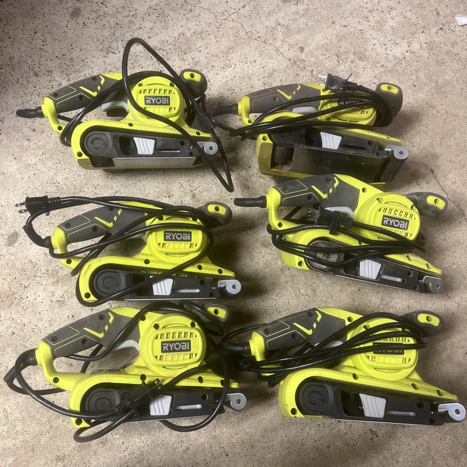 (FOR PARTS) (LOT OF 6) Ryobi BE319 Corded Belt Sander 33287163137 eBay