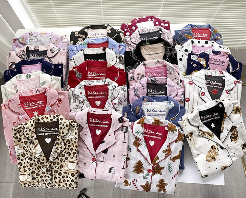 P. J. Salvage Cotton flannel  Pajama Set Koala flamingo pattern-