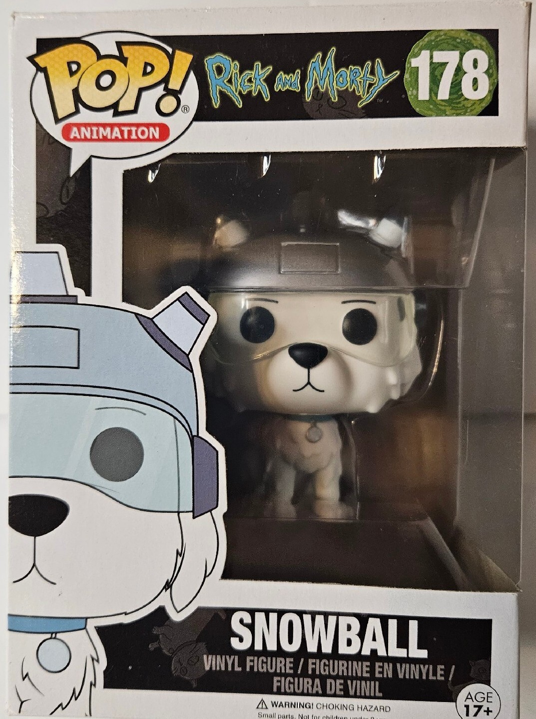 Figura De Vinilo Funko Pop Snowball #178 De Rick Morty