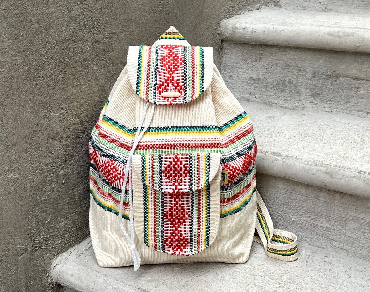 Backpack Mochila Travel Beach Bag Ethnic Morral Mexican Durable