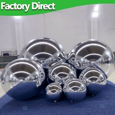 Inflatable Mirror Ball Set Sealed Big Shinny Balls Reusable Giant Mirror Sphere