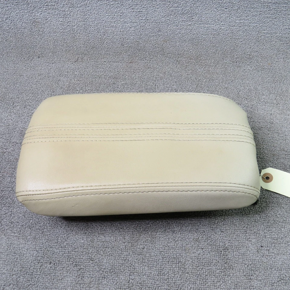 2007-2009 Lincoln MKZ console central de couro tampa apoio de braço com deslizamento bronzeado - Imagem 2 de 4