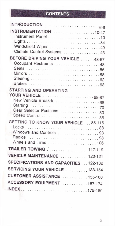 Lincoln Continental 1985 manual del propietario original OEM libro de instrucciones del usuario Foto 2 de 2