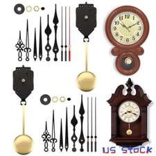 Replacement Quartz Clock Movement Mechanism DIY Repair Kit Tool Parts w/Pendulum