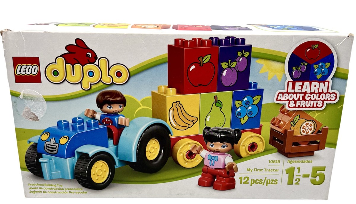 Lego Duplo My First Tractor 10615 Building Set New Sealed Retired