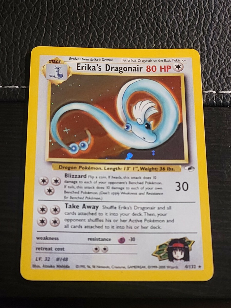 1995 Holographic Erika's Dragonair Pokemon Card NM! | eBay 1995 Holographic Erika's Dragonair Pokemon Card NM! | eBay