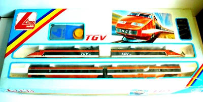 LIMA "HO" GRAND COFFRET TGV ANNÉES 80 LA LOCO FONCTIONNE REF 1044081 - Photo 1/4