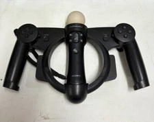 PlayStation Move Racing Wheel And 1 Controller For PlayStation 3 PS3
