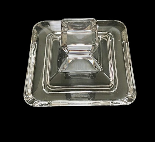 Royal Limited Crystal Footed 6” Candy Dish Jar with Lid 2001 Excellent Condition - Picture 8 of 9