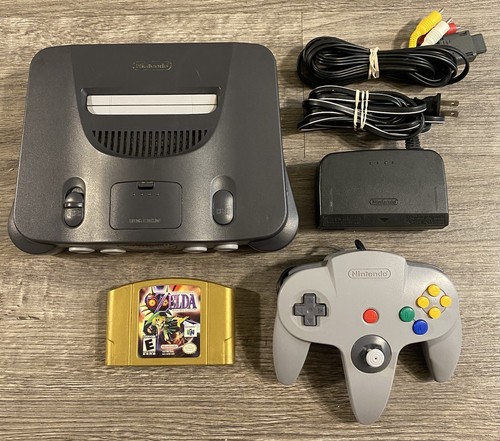 Nintendo 64 Console With Expansion Pack + Legend of Zelda Majoras Mask AUTHENTIC - Picture 2 of 8