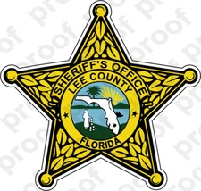 STICKER SHERIFF LEE COUNTY