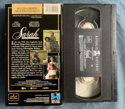 その他 Sarah Plain & Tall Trilogy [VHS] Sarah, Plain and Tall, Glenn Close, Christopher Walken-RARE