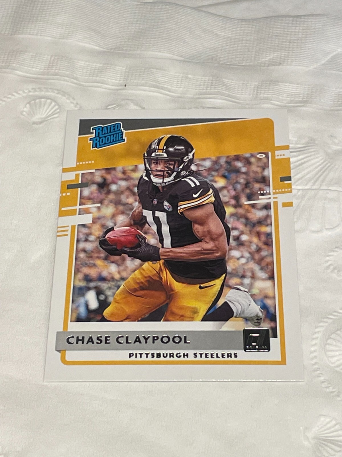 Chase Claypool 2020 Panini Donruss Football Rated Rookie #327 Steelers RC