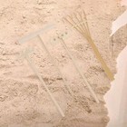 4 Pieces Rake Garden Sand Mini Tools Miniature for Office Home Desktop