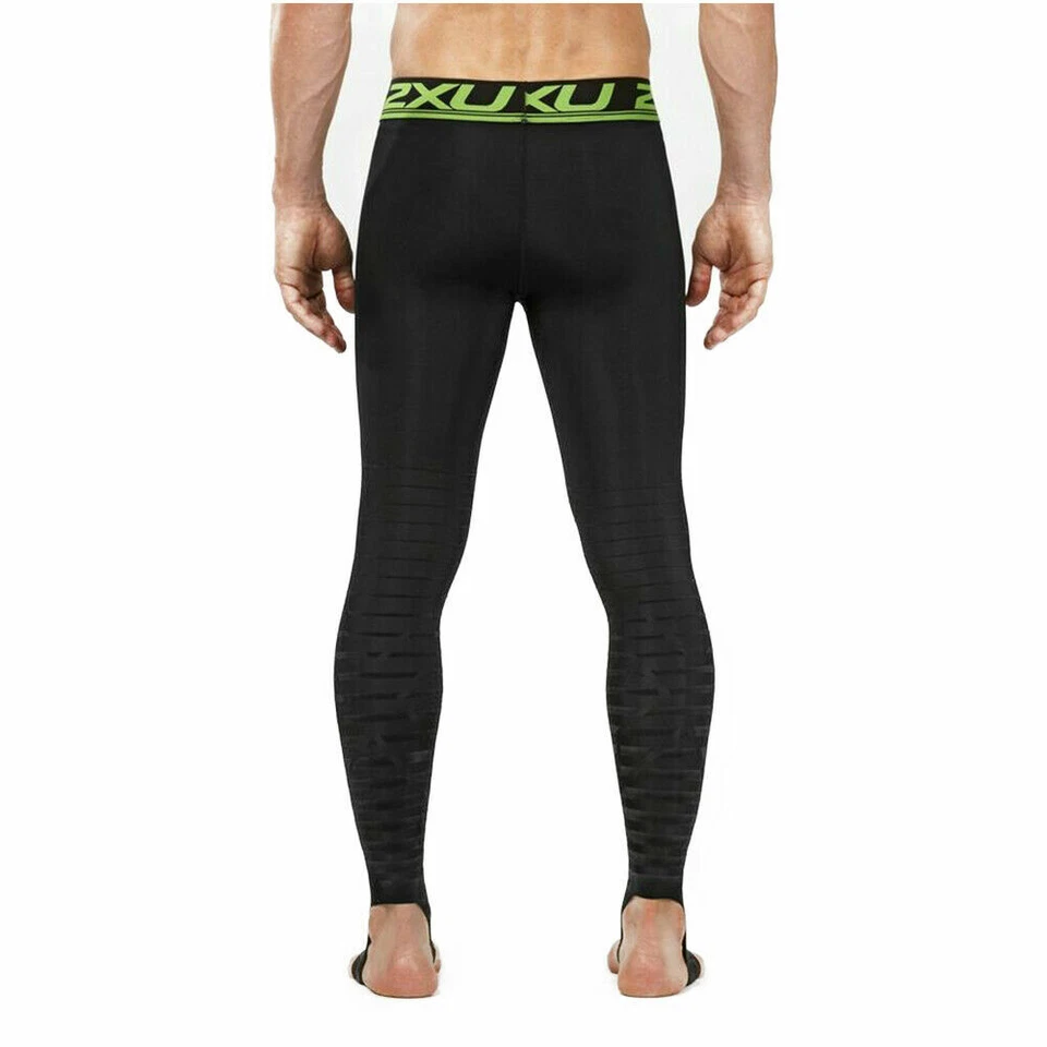 2XU Men's Power Recovery Compression Tights-Black/Nero RRP £110 (L-XL) - Image 2 of 4