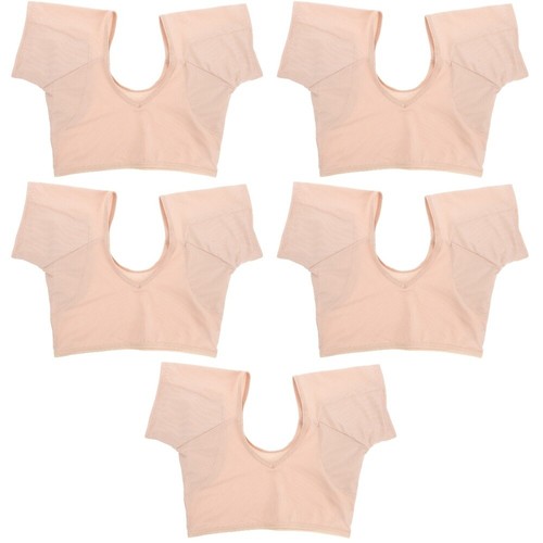 5pcs Achselschweiß Kurzweste atmungsaktive Achselhemdhemd Frauen Unterarm - Bild 7 von 12