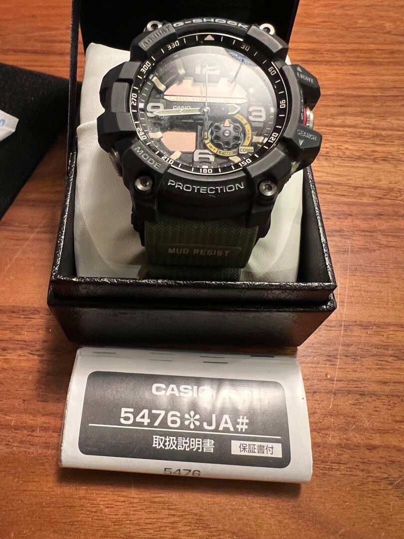 CASIO G-SHOCK GG-1000-1A3JF MUDMASTER Men's Watch Black dial Green