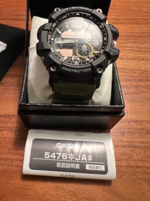 CASIO G-SHOCK GG-1000-1A3JF MUDMASTER Men's Watch Black dial Green
