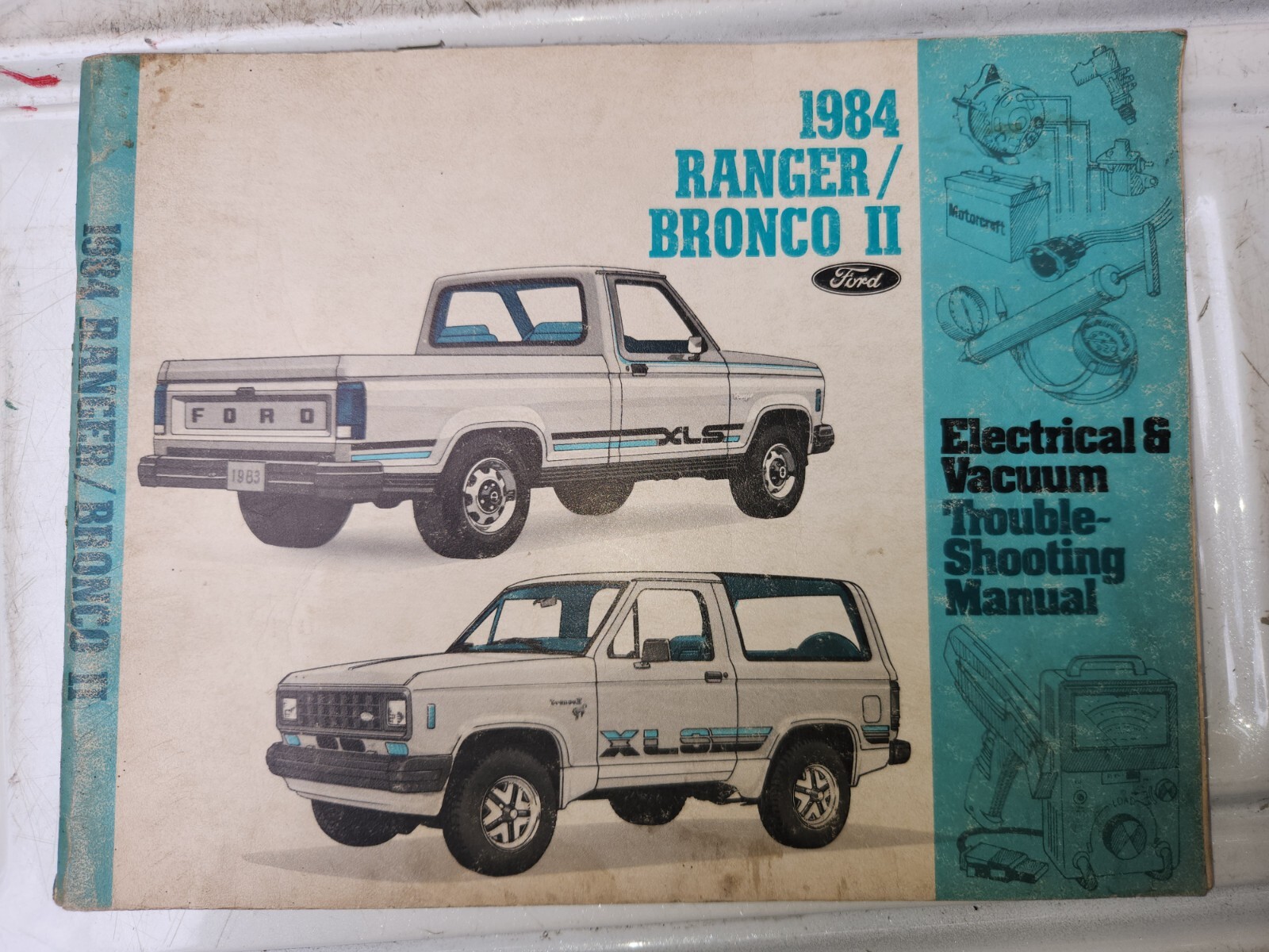 1984 Ford Ranger Bronco II EVTM Shop Service Manual Original | eBay
