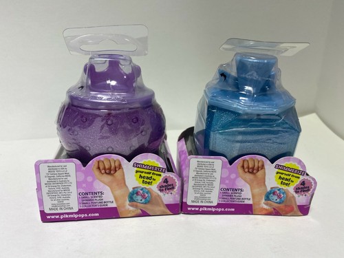 Pikmi Pops Surprise! - Cheeki Puffs Scented Shimmer Puff Purple + Blue (LOT 2) - Picture 2 of 12