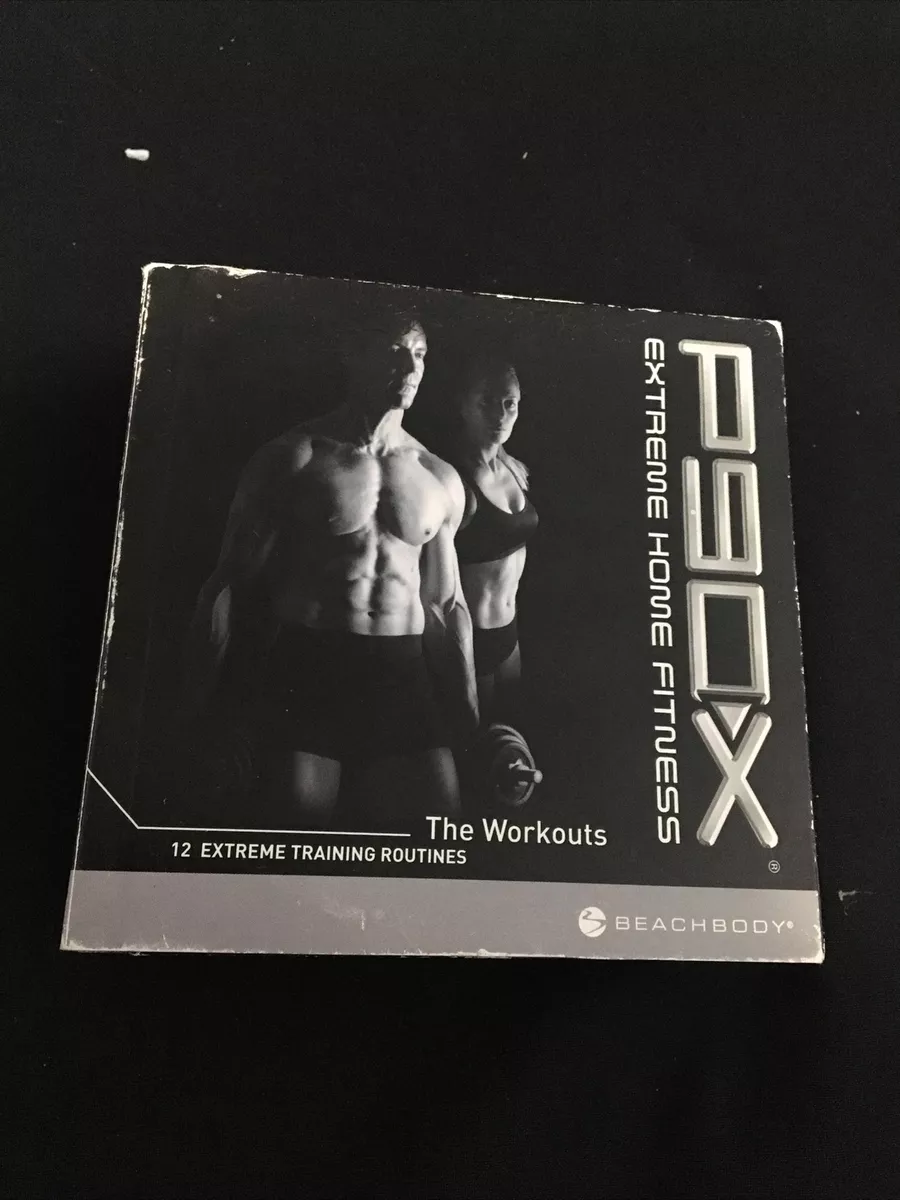 P90X Extreme Home Fitness DVD The Workouts Complete 12 Disc Set Beachbody