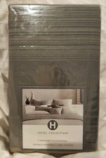 HOTEL COLLECTION Ombre Stripe 2 Standard Pillowshams 100 Cotton 300 TC NEW 135
