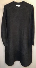 Pomander Place Tuckernuck Black Ainsley Knit Dress - Size Medium
