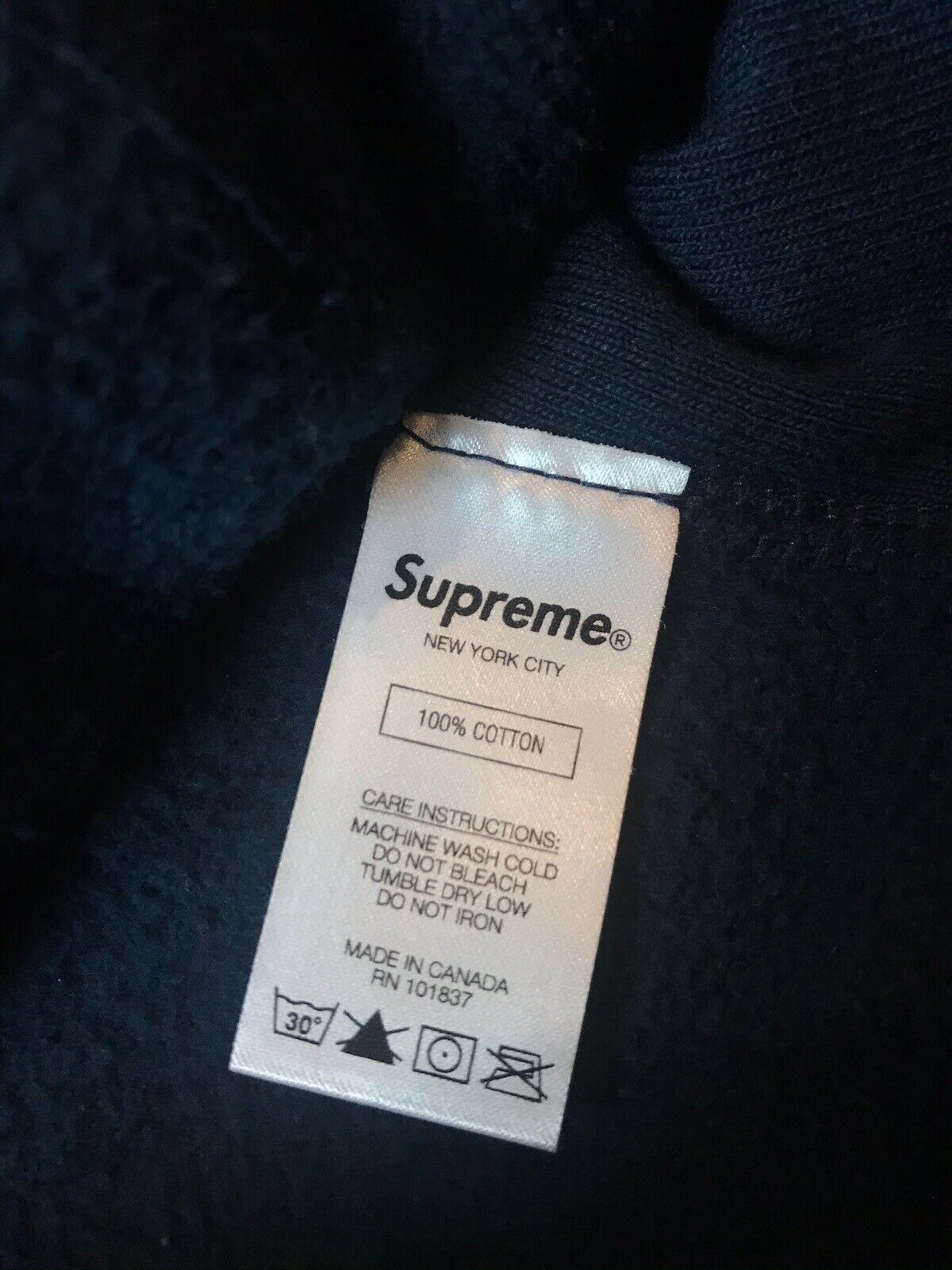 Bandana Box Logo Hooded Sweatshirt Navy