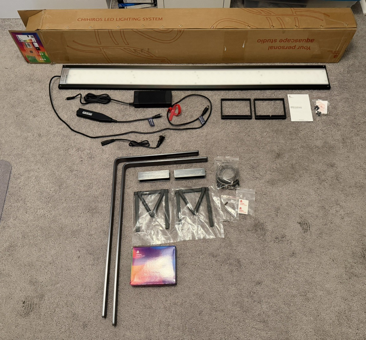 Chihiros LED Light - WRGB II SLIM 120CM & Hanging Stand Kit | eBay