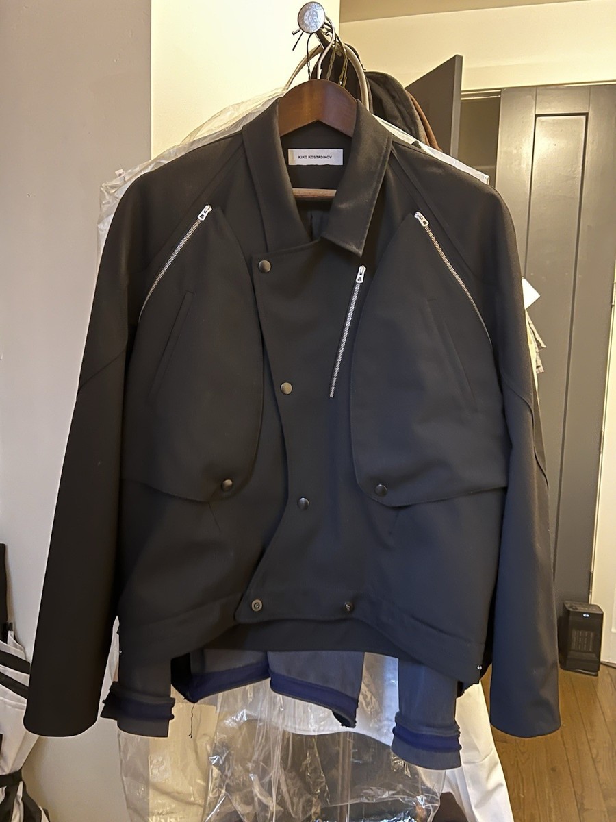 KIKO KOSTADINOV SS24 Tonino Utility Jacket Size 48 M BLACK KIKO KOSTADINOV SS24 Tonino Utility Jacket Size 48 M BLACK
