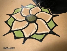 Beige Blossom’ - 8x10 - Framed - Acrylic Painting On Canvas