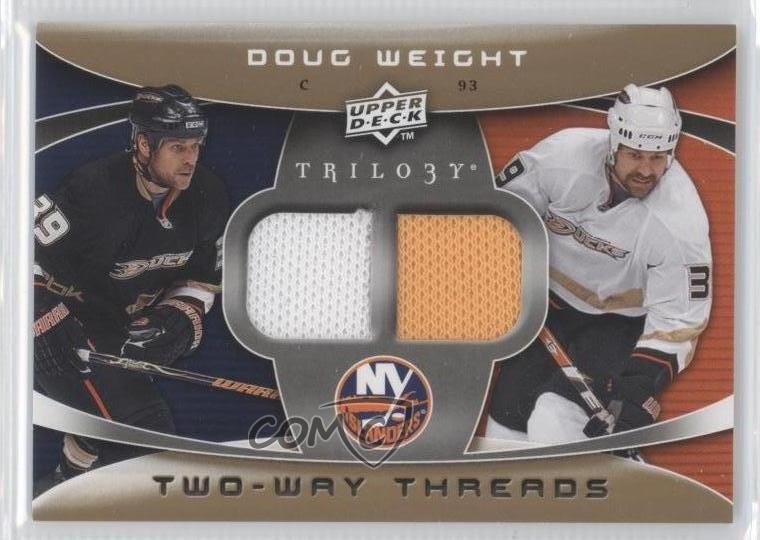 2008-09 Upper Deck Trilogy Two-Way Threads Doug Weight #2W-DW 0j6