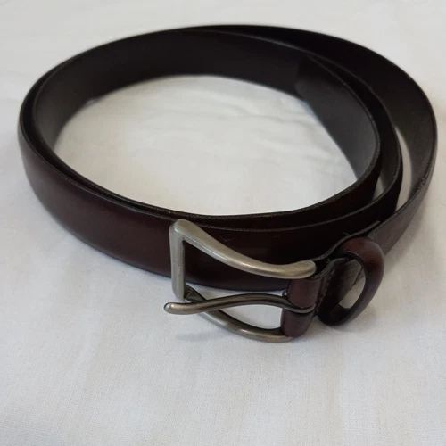 COACH 3793 100 cm Cintura Uomo Pelle Marrone Vita Casual Carriera Tutti i Giorni Taglia 40"