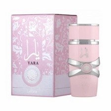 Lattafa Yara Eau de Parfum Spray for Women Perfume Pink Bottle