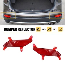 2X Red Rear for Bumper 2013-2016 Reflector Santa Fe HY1184109 Hyundai Sport LHRH