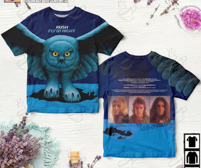 Rare Rush Fly By Night 3D Shirt Gift Funny D2505