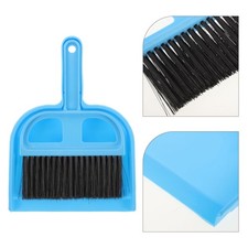  Mini Dustpan and Brush Broom Reptile Cage Cleaner Hamster Bedding Scooper