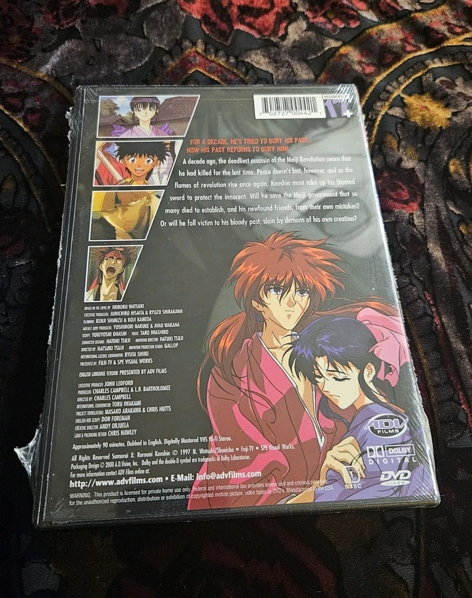 Samurai X - OVA 1: The Motion Picture (DVD, 2001, Features a